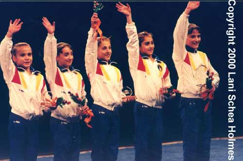 The 1997 Jr. ITC team: Socarici, Dobre, Raducan, Oprea, and Onel